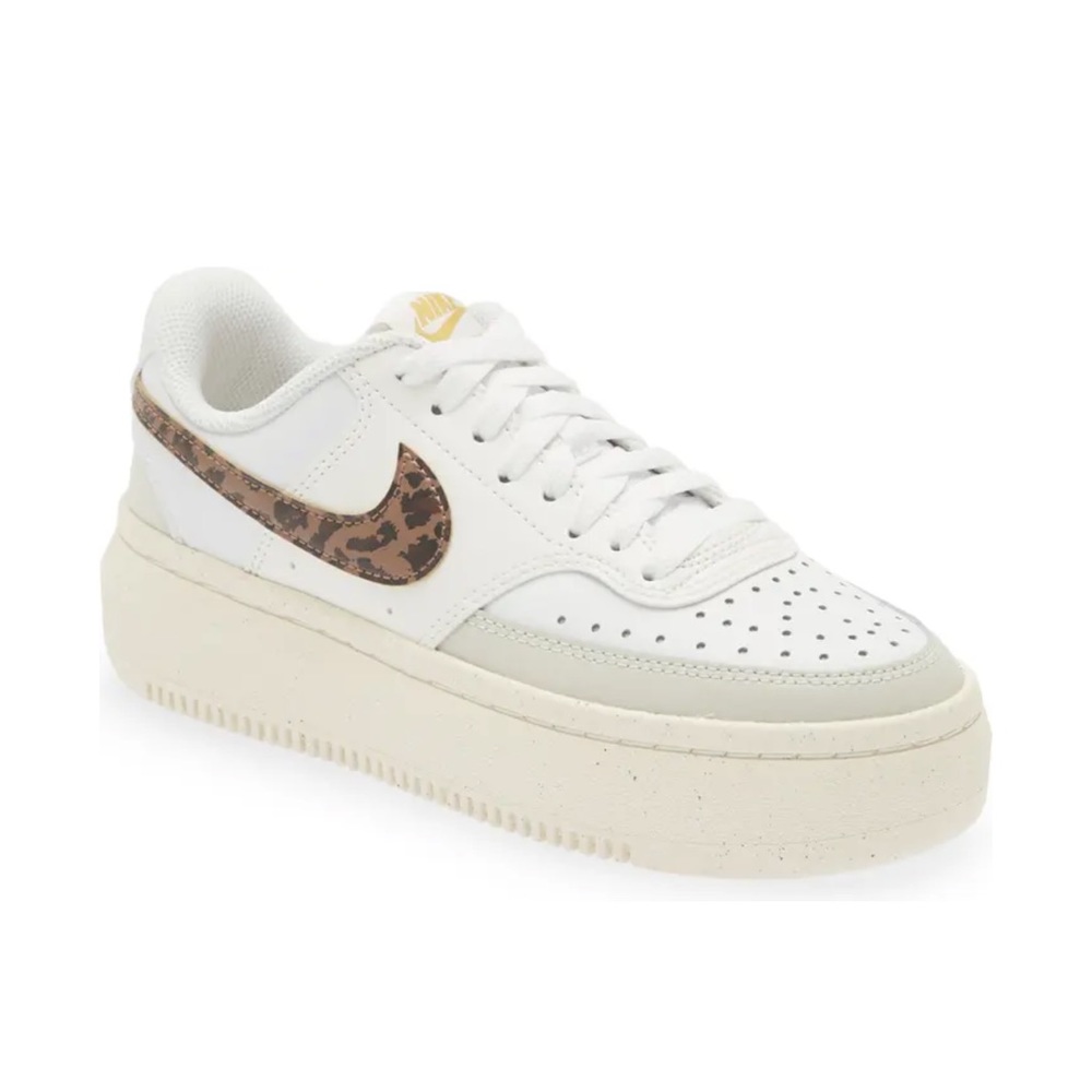 Nike court vision Alta platform leopard